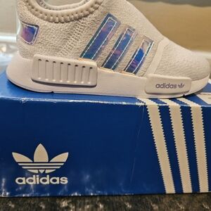 Adidas White Sneakers Primeknit Boost NMD